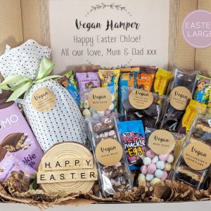 Vegan Easter Hamper – Personalised Chocolate Gift Box | Dairy Free Easter Gift