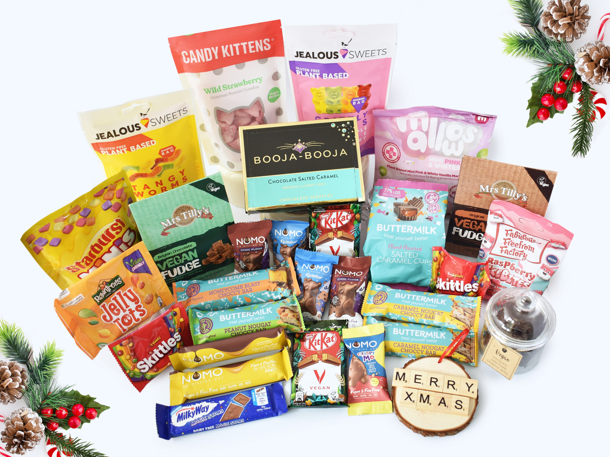 Vegan Luxury Advent Calendar Christmas Xmas Chocolate Sweets Gift